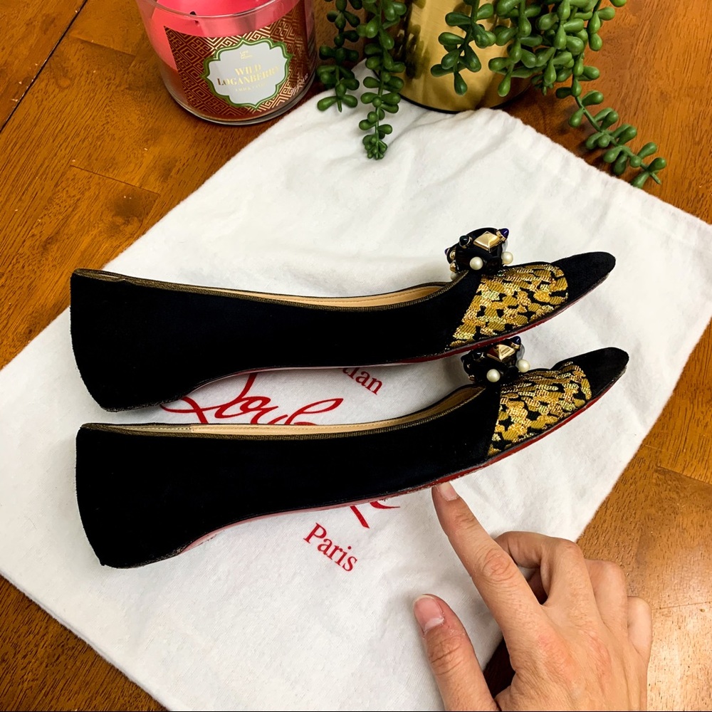 **SOLD** Christian Louboutin Tudor Young Flats - Picture 8 of 12